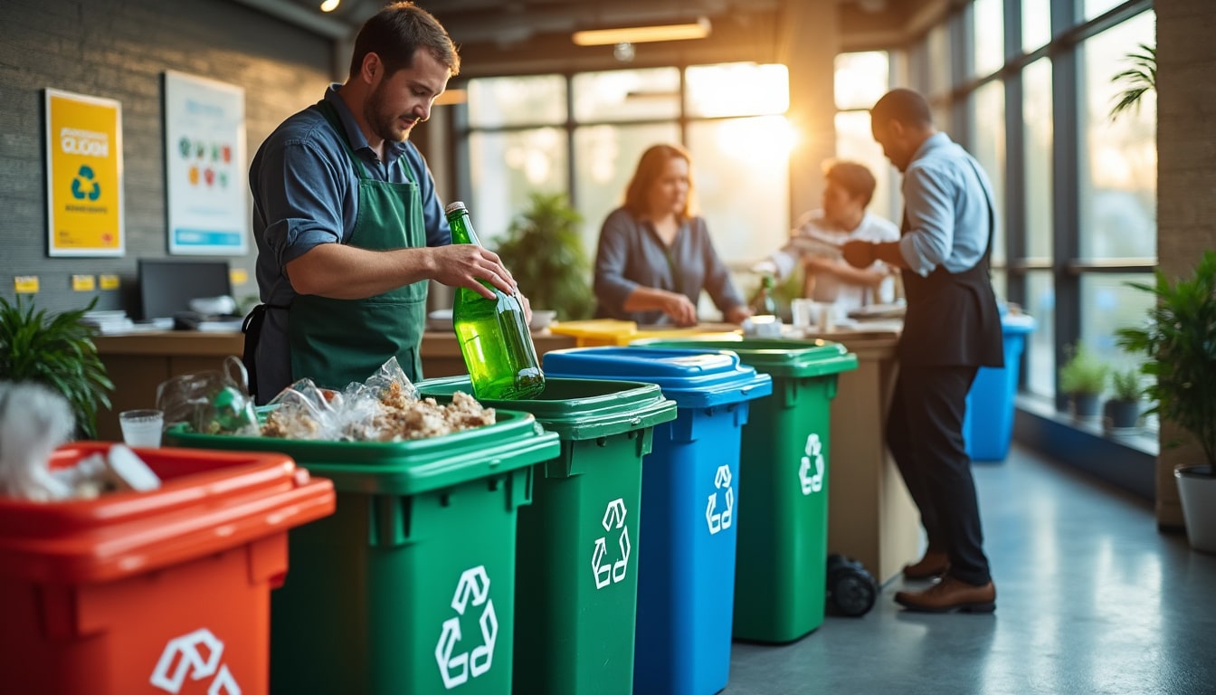 Illustration: Comprendre les enjeux de la gestion des déchets dans l’entreprise